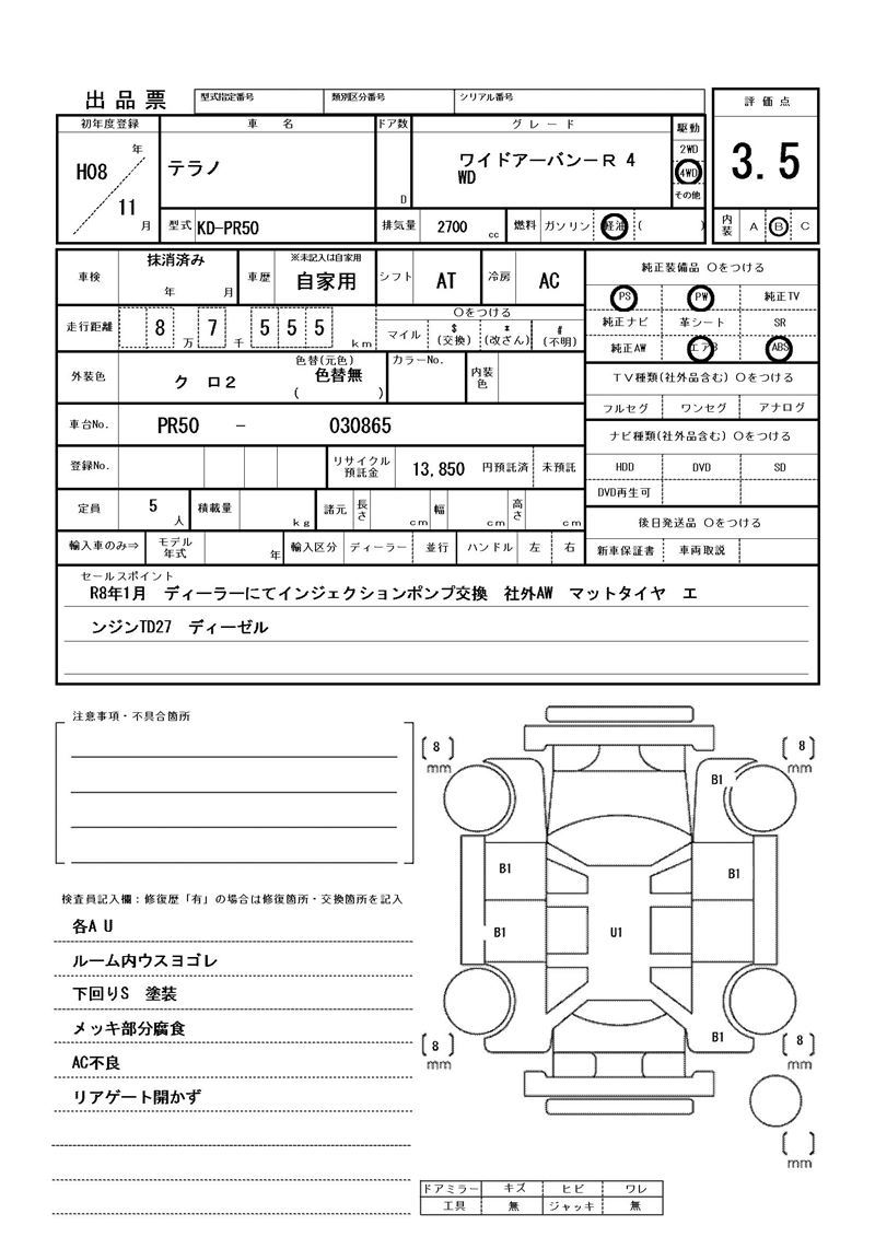 1996 Nissan TERRANO 缩略图 81