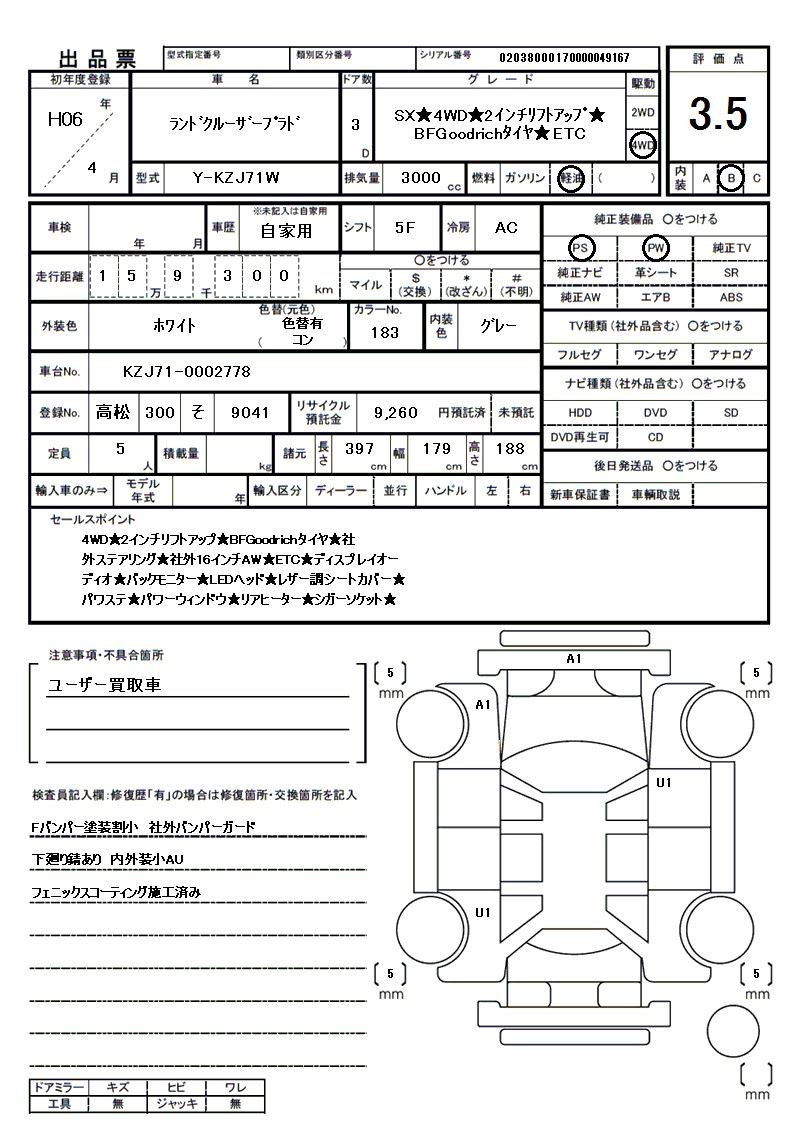 1994 Toyota LAND CRUISER PRADO 缩略图 81