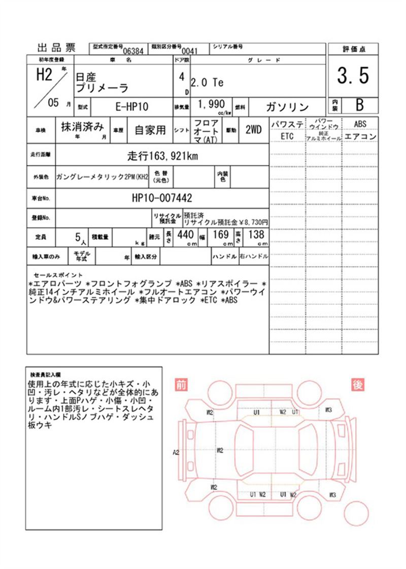 1990 Nissan PRIMERA 缩略图 81