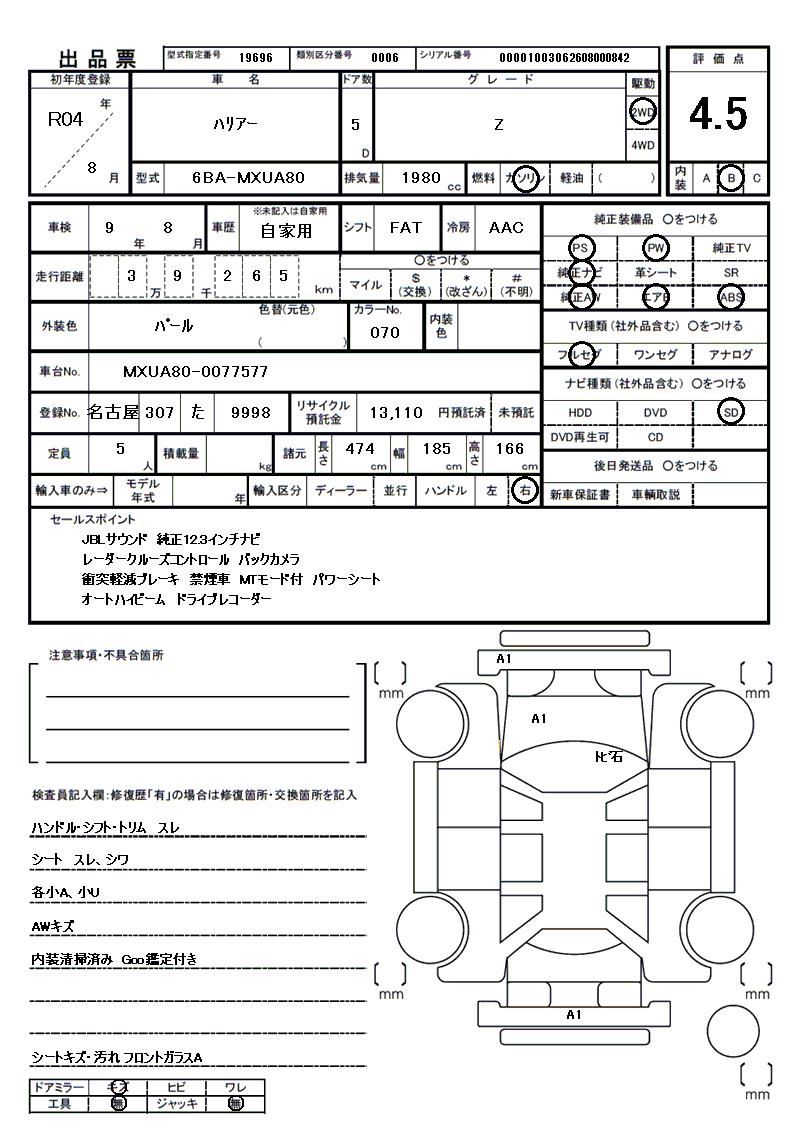 2022 Toyota HARRIER — миниатюра 81