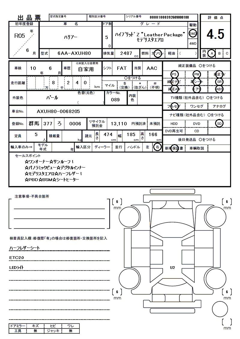 2023 Toyota HARRIER — миниатюра 81