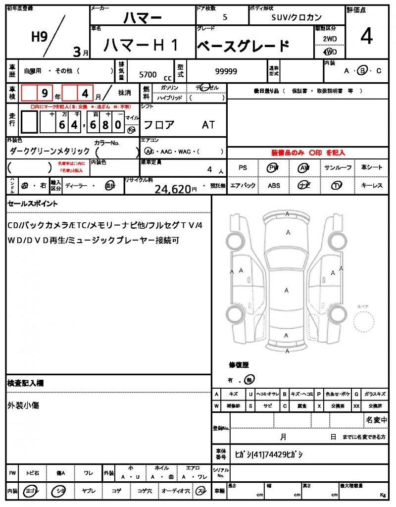1997 Hummer H1 缩略图 13