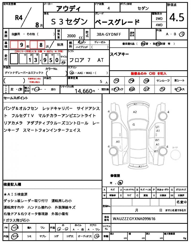 2022 AUDI S3 SEDAN 缩略图 13